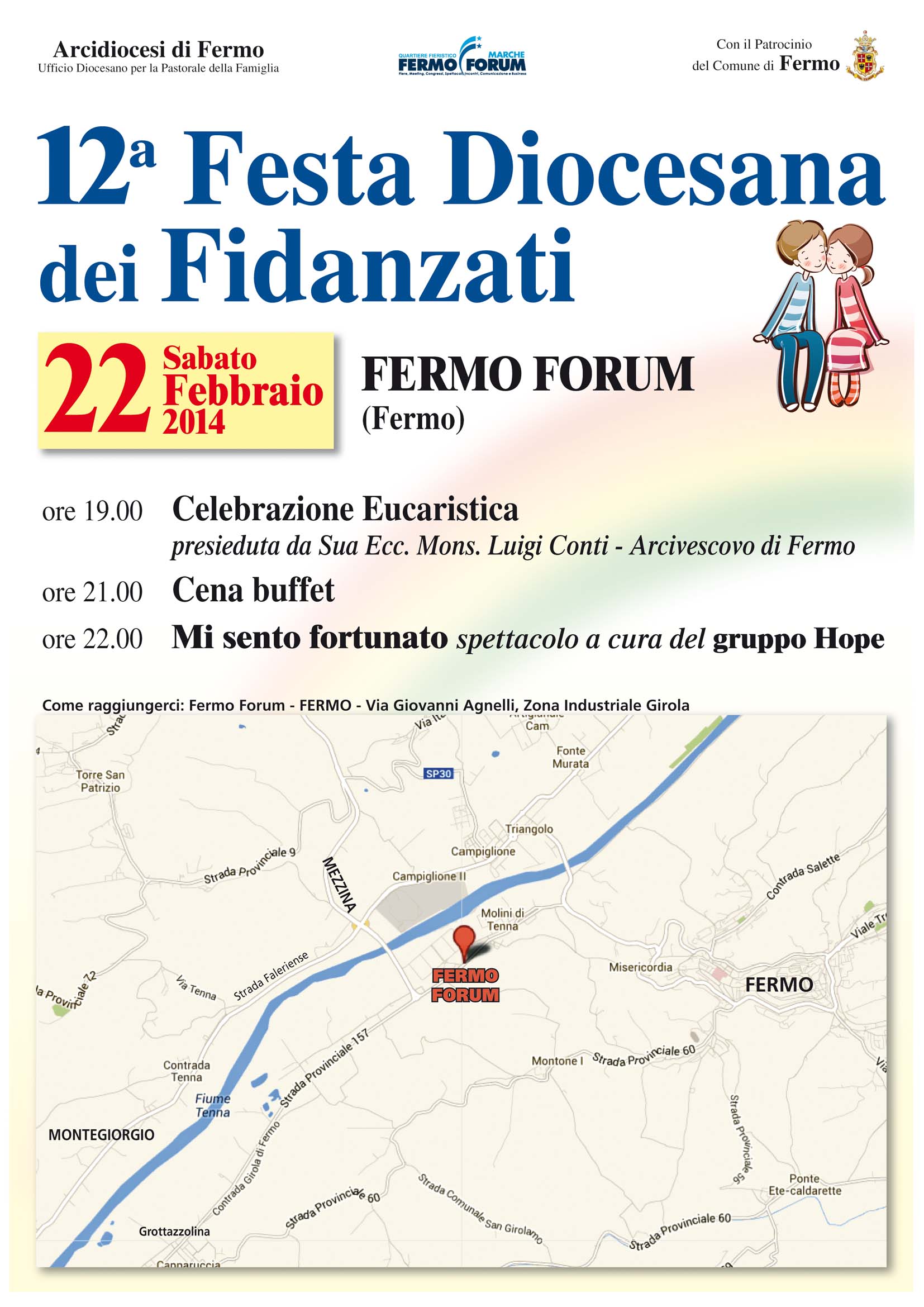 22 Febbraio: 12^ Festa diocesana dei Fidanzati